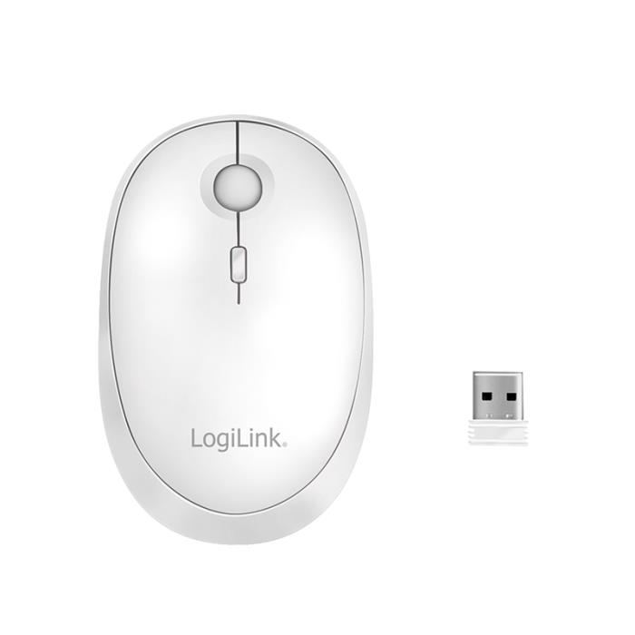 Mouse Wireless 2.4 GHz & Bluetooth Logilink ID0205 W