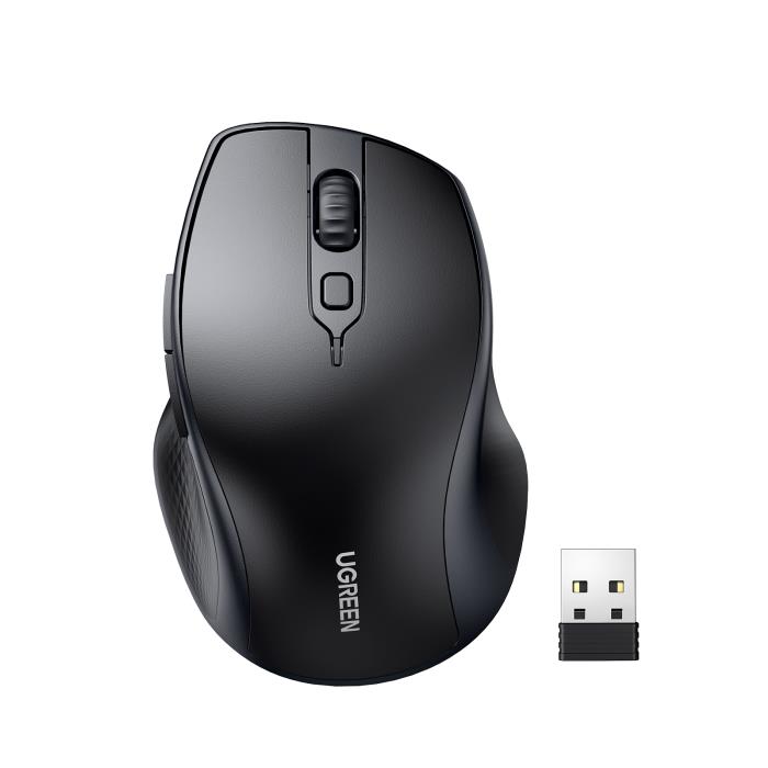 Mouse Wireless 2.4 GHz & Bluetooth UGREEN MU101 Black 90395