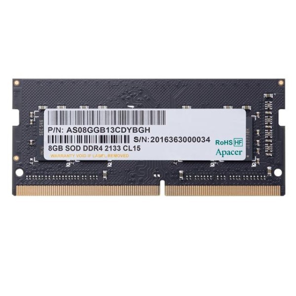 Φωτογραφία από Memory 4GB 2666MHz CL19 DDR4 SODIMM Apacer RP