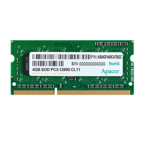 Φωτογραφία από Memory 4GB 1600MHz CL11 DDR3 SODIMM Apacer RP