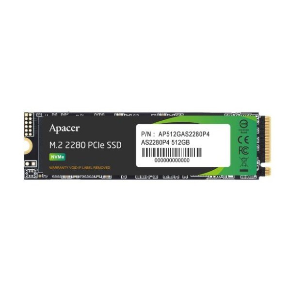 Φωτογραφία από SSD M.2 PCIe Gen3 x4 Apacer AS2280P4 512GB