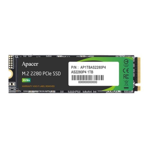 Φωτογραφία από SSD M.2 PCIe Gen3 x4 Apacer AS2280P4 1T