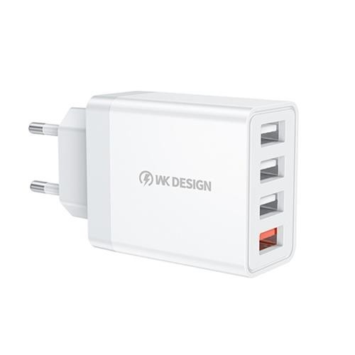 Φωτογραφία από Charger WK 33W USBx4 QC3.0 White WP-U125