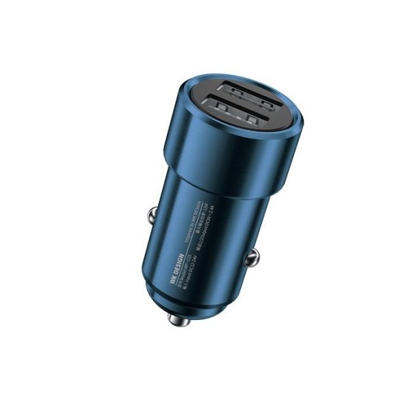 Φωτογραφία από Car Charger WK 12W Dual USB 2.4A Blue WP-C25