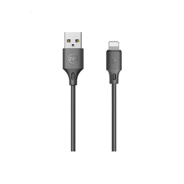 Φωτογραφία από Charging Cable WK i6 Black 1m Full Speed Pro WDC-092 2.4A