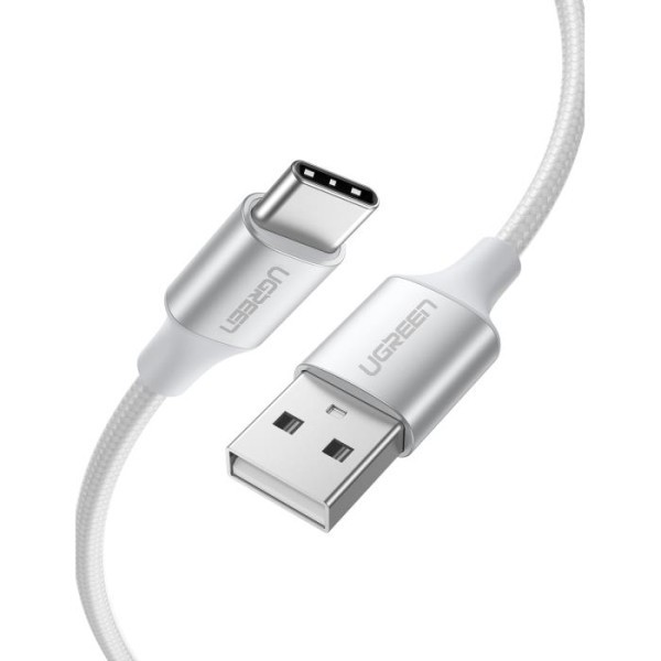 Φωτογραφία από Charging Cable UGREEN US288 TYPE-C Silver 1m 60131 3A