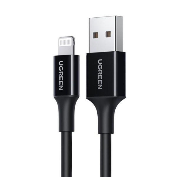 Φωτογραφία από Charging Cable MFI UGREEN US155  i6 Black 1m 80822 2.4A