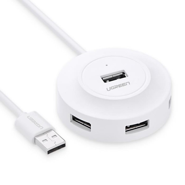 Φωτογραφία από Hub USB 2.0 UGREEN CR106 White 20270