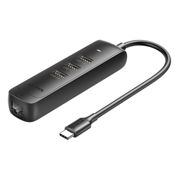 Φωτογραφία από Hub USB 3.0 with Type-C to Ethernet Adapter UGREEN CM530 Black 50627